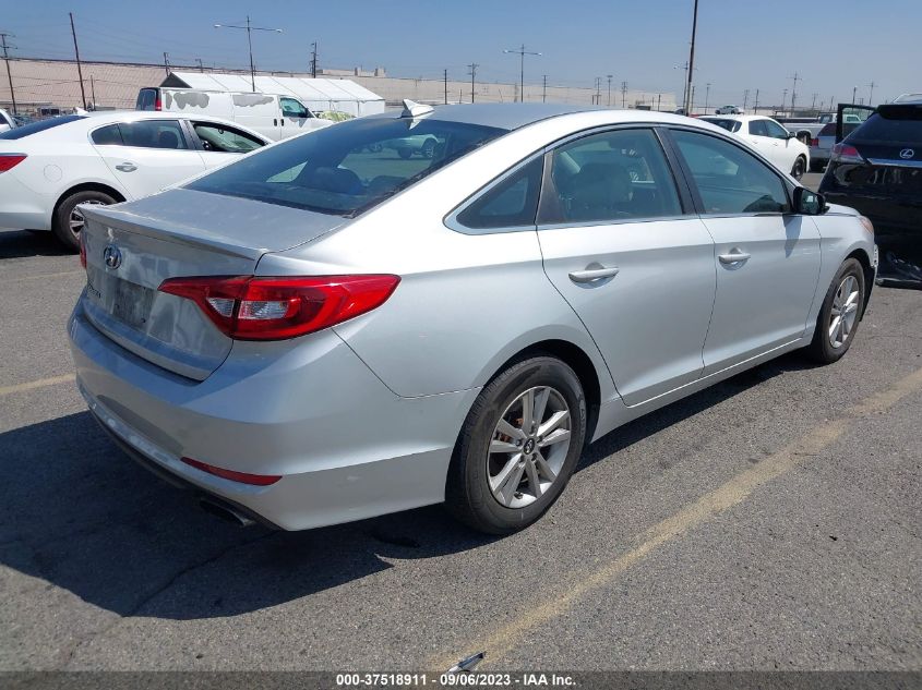 2016 HYUNDAI SONATA 2.4L SE - 5NPE24AF6GH360607