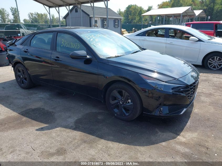 2022 HYUNDAI ELANTRA HYBRID BLUE - KMHLM4AJ8NU026101