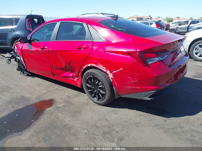 VIN 5NPLM4AG5NH076280 2022 HYUNDAI ELANTRA SEL