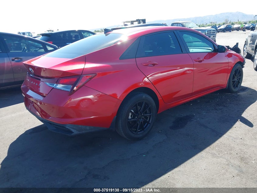 VIN 5NPLM4AG5NH076280 2022 HYUNDAI ELANTRA SEL