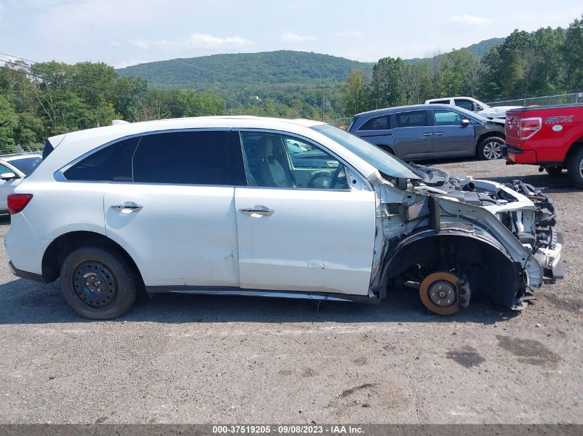 2017 ACURA MDX W/TECHNOLOGY PKG - 5FRYD4H51HB022860