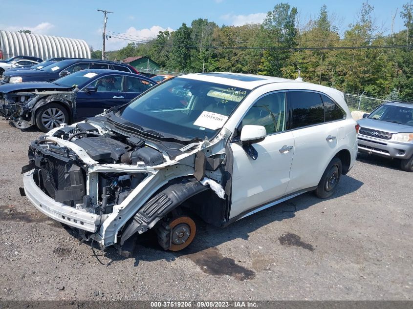 2017 ACURA MDX W/TECHNOLOGY PKG - 5FRYD4H51HB022860