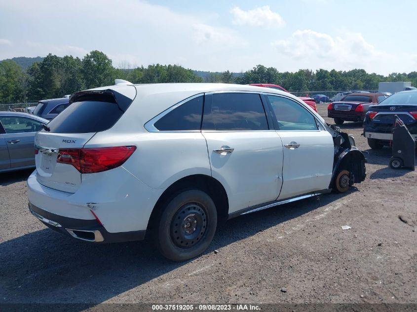 2017 ACURA MDX W/TECHNOLOGY PKG - 5FRYD4H51HB022860