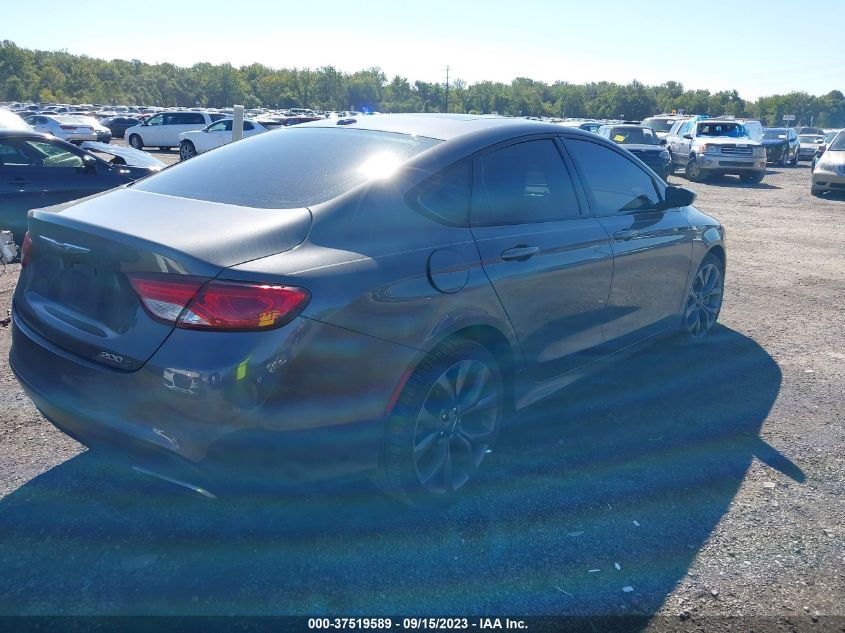 2015 CHRYSLER 200 S - 1C3CCCBB5FN715652
