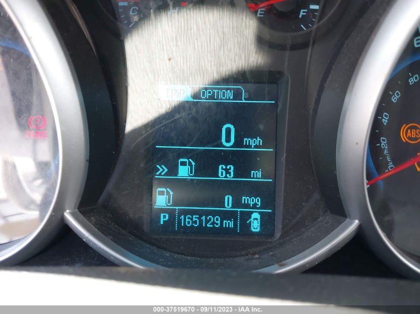 2013 CHEVROLET CRUZE LT - 1G1PK5SB4D7150011