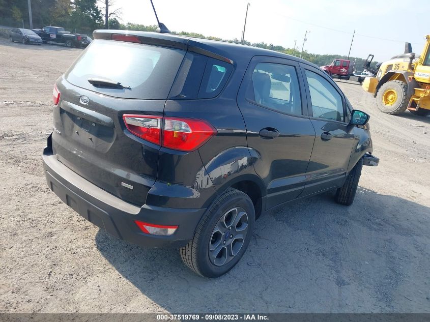 2020 FORD ECOSPORT S - MAJ3S2FE3LC379039