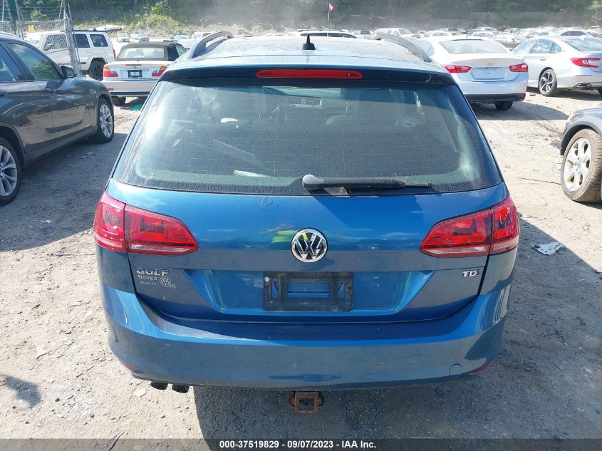 2015 VOLKSWAGEN GOLF SPORTWAGEN TDI SE 3VWFA7AU5FM513118