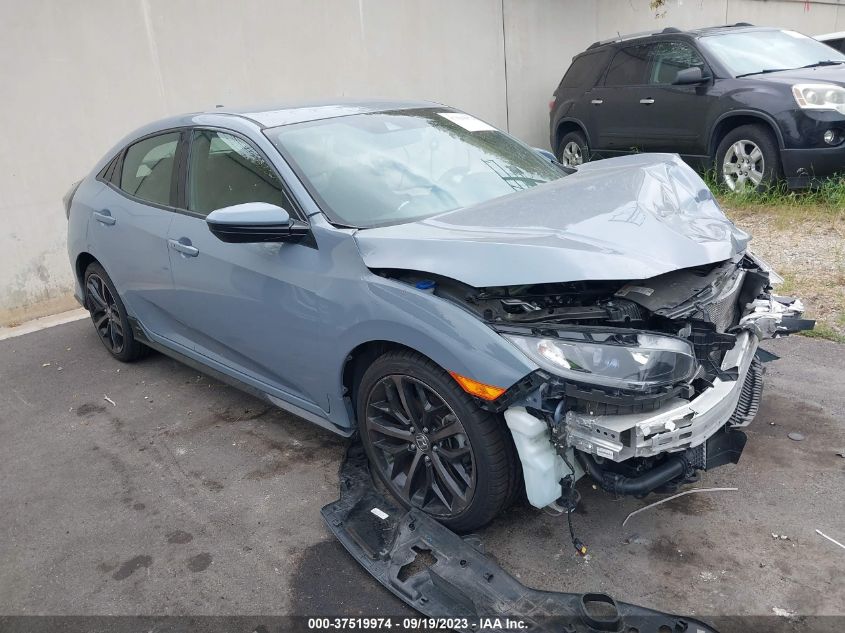 2021 HONDA CIVIC HATCHBACK SPORT - SHHFK7H49MU206024
