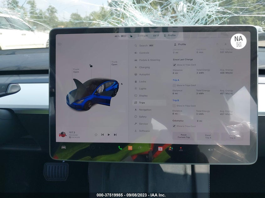 VIN 5YJ3E1EB1PF635609 2023 TESLA MODEL 3