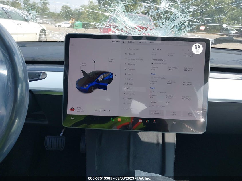 VIN 5YJ3E1EB1PF635609 2023 TESLA MODEL 3