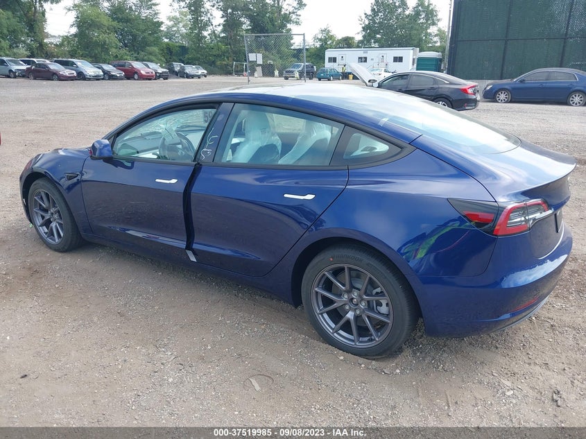 VIN 5YJ3E1EB1PF635609 2023 TESLA MODEL 3