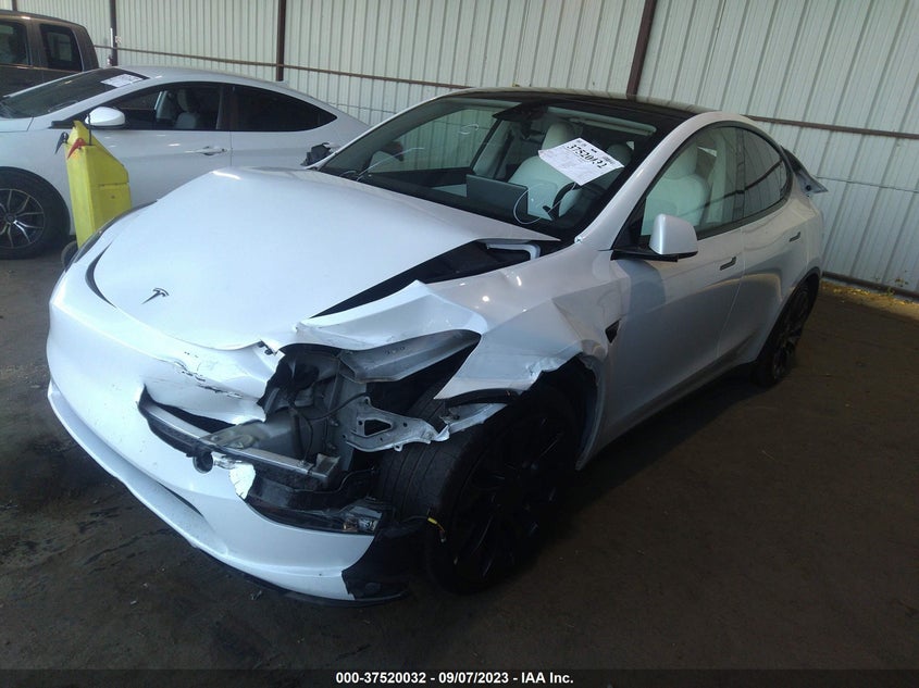 VIN 7SAYGDEF6NF410560 2022 TESLA MODEL Y PERFORMANCE