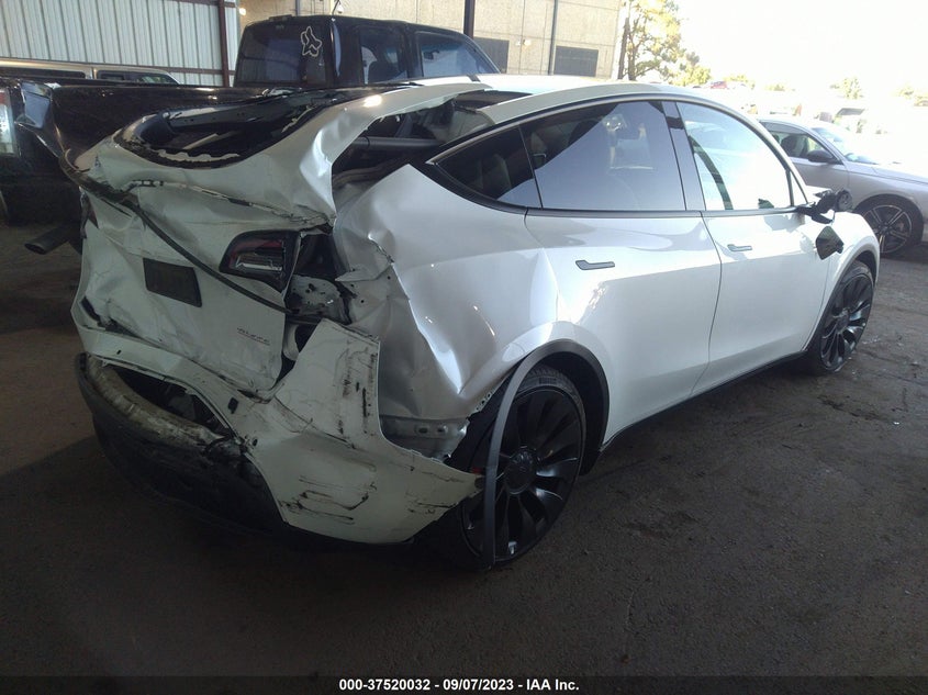 VIN 7SAYGDEF6NF410560 2022 TESLA MODEL Y PERFORMANCE