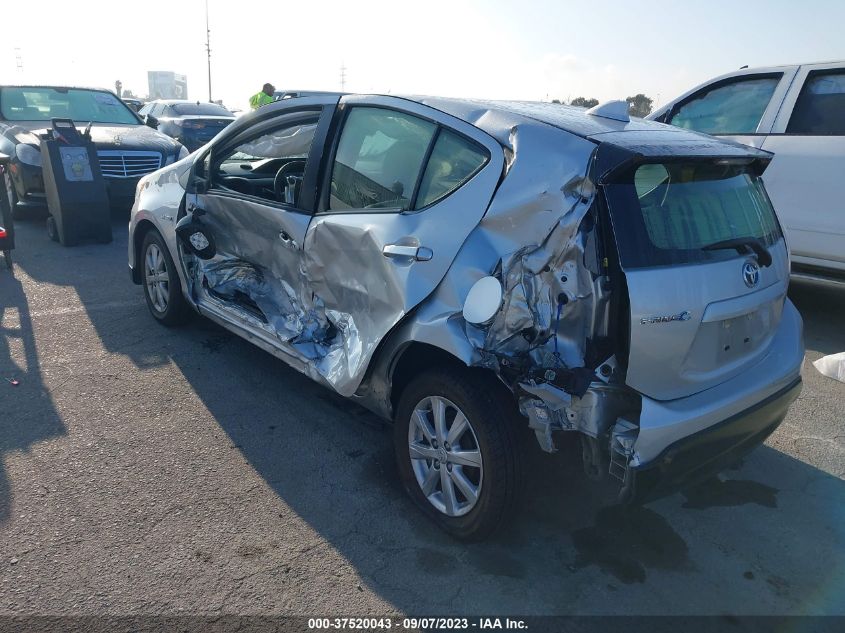2017 TOYOTA PRIUS C ONE/TWO/THREE/FOUR - JTDKDTB30H1596139