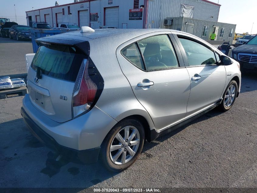 2017 TOYOTA PRIUS C ONE/TWO/THREE/FOUR - JTDKDTB30H1596139