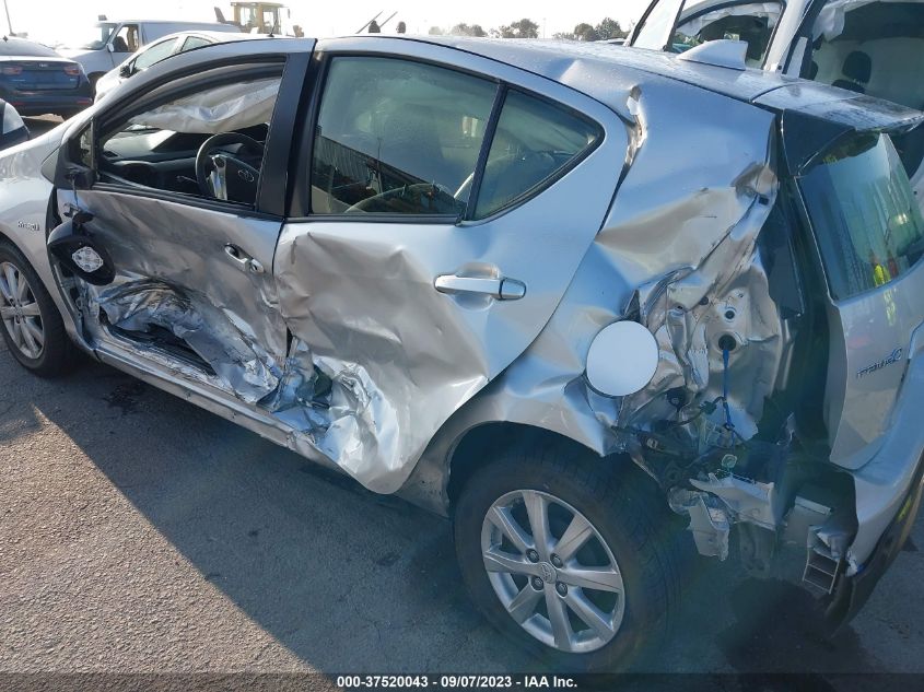 2017 TOYOTA PRIUS C ONE/TWO/THREE/FOUR - JTDKDTB30H1596139