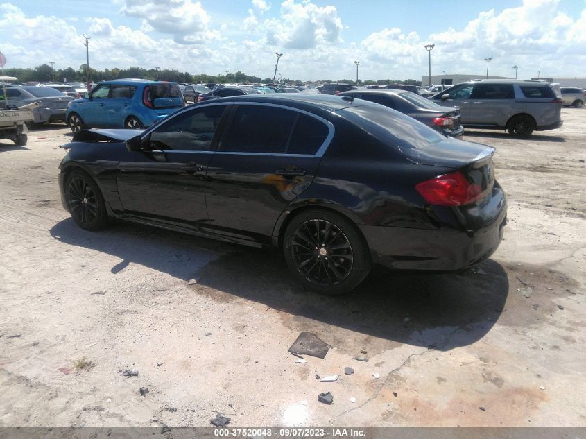 2013 INFINITI G37 SEDAN X JN1CV6AR3DM751819