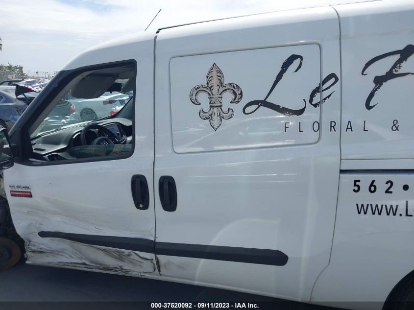 2015 RAM PROMASTER CITY CARGO VAN TRADESMAN ZFBERFAT5F6A24894