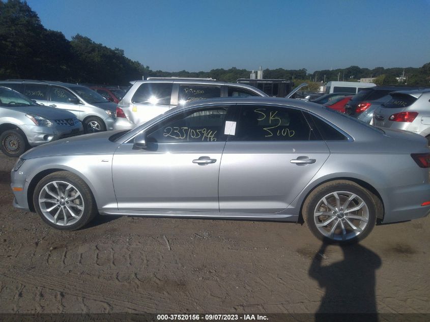 2019 AUDI A4 PREMIUM PLUS - WAUENAF45KA040141