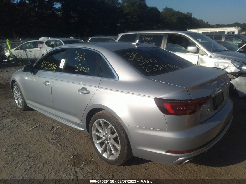 2019 AUDI A4 PREMIUM PLUS - WAUENAF45KA040141