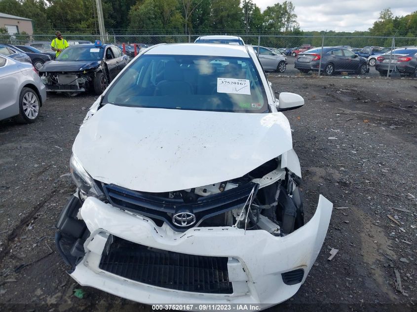 2014 TOYOTA COROLLA L/LE/S/S PLUS/LE PLUS - 5YFBURHE5EP106541