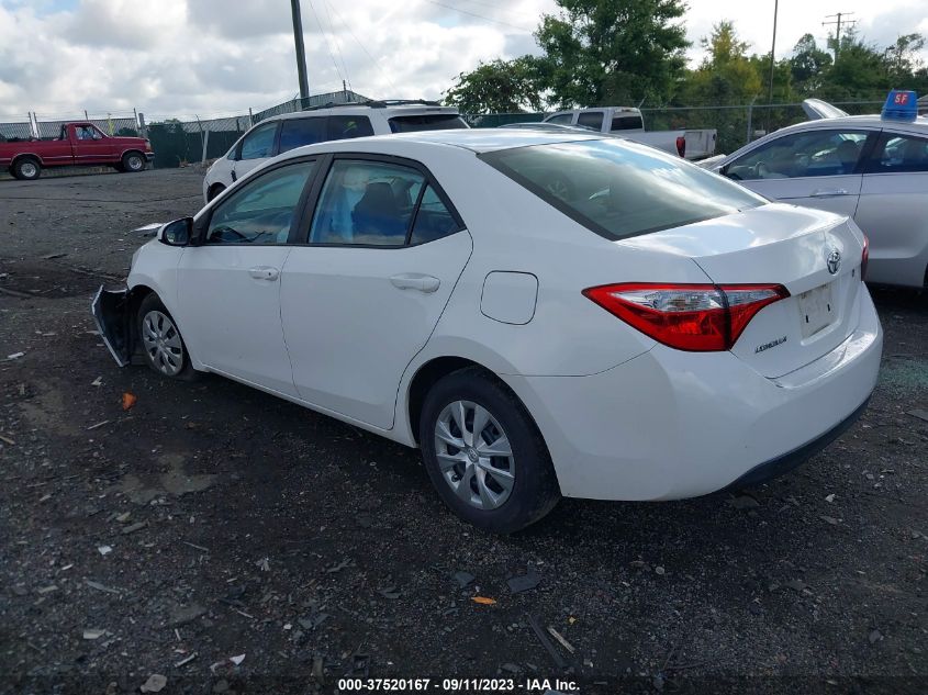 2014 TOYOTA COROLLA L/LE/S/S PLUS/LE PLUS - 5YFBURHE5EP106541