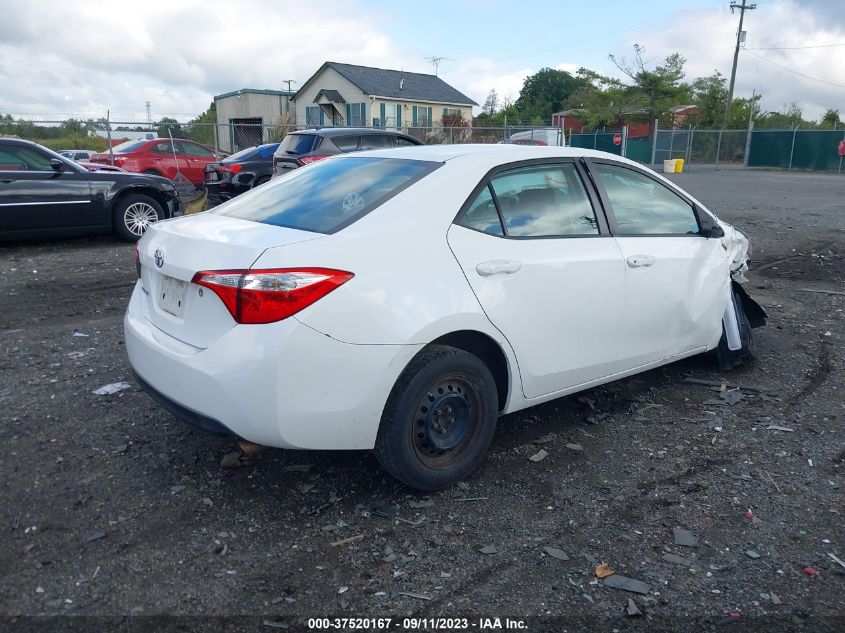 2014 TOYOTA COROLLA L/LE/S/S PLUS/LE PLUS - 5YFBURHE5EP106541