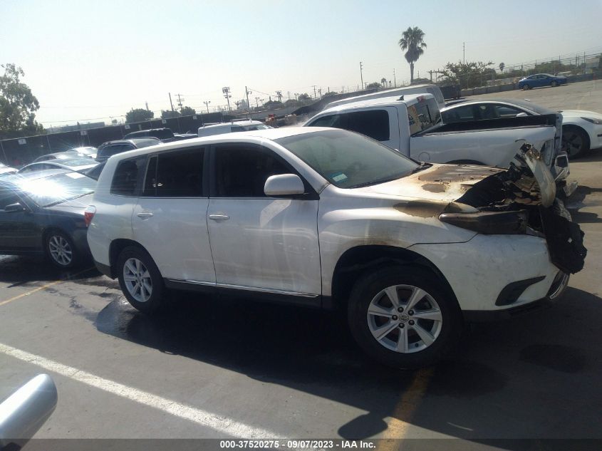 2013 TOYOTA HIGHLANDER - 5TDZA3EH3DS031816