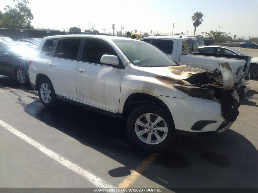 2013 TOYOTA HIGHLANDER - 5TDZA3EH3DS031816