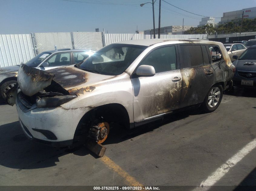 2013 TOYOTA HIGHLANDER - 5TDZA3EH3DS031816