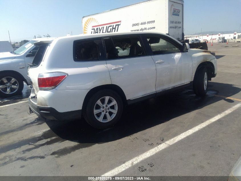2013 TOYOTA HIGHLANDER - 5TDZA3EH3DS031816
