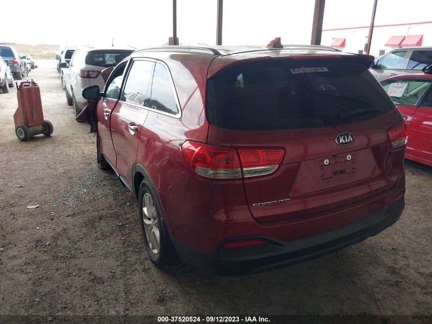 2017 KIA SORENTO LX/L - 5XYPG4A51HG307890