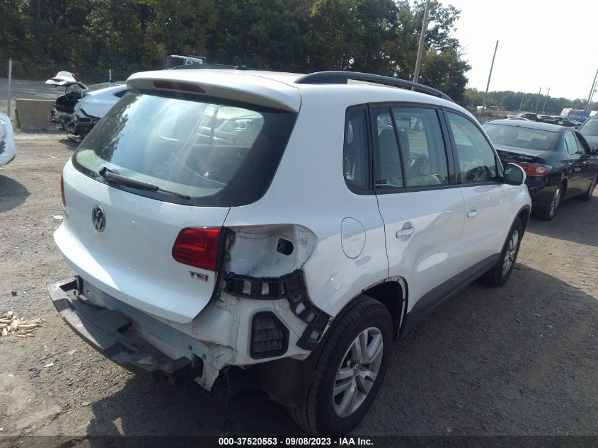 2016 VOLKSWAGEN TIGUAN S - WVGAV7AX3GW502515