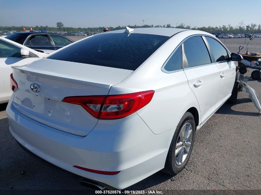 2017 HYUNDAI SONATA SE/2.4L - 5NPE24AF8HH580901