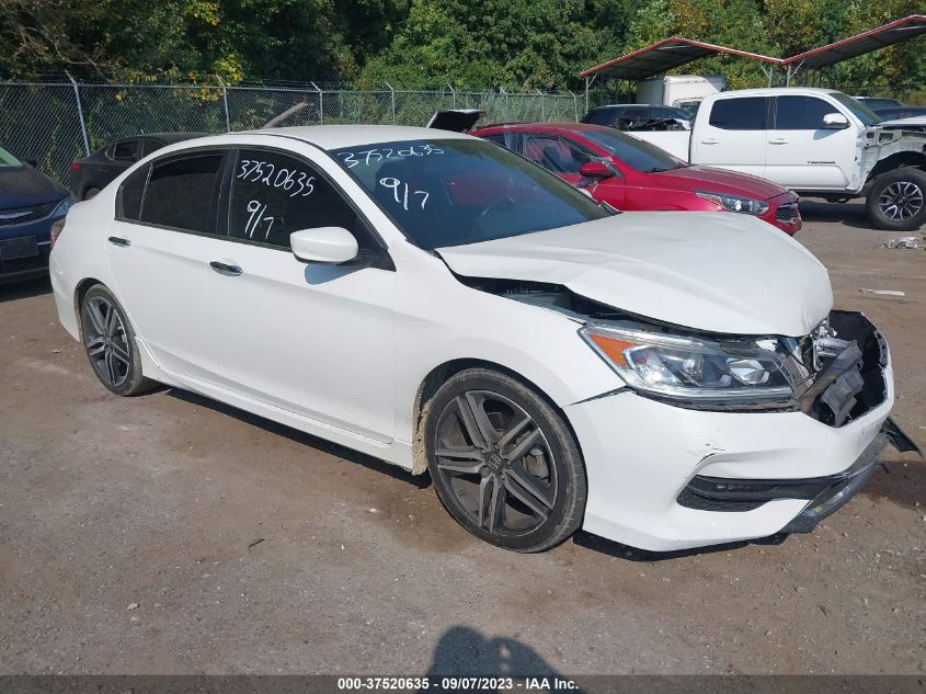 2017 HONDA ACCORD SEDAN SPORT - 1HGCR2F5XHA291065