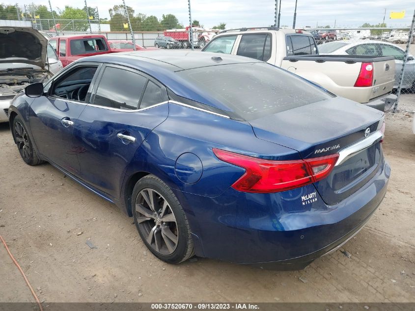 2017 NISSAN MAXIMA 3.5S/SV/SL/SR/PLAT - 1N4AA6AP3HC425504