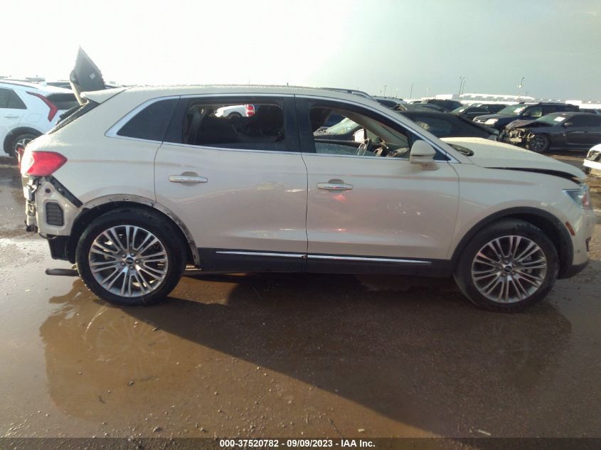 2016 LINCOLN MKX RESERVE - 2LMTJ6LP2GBL58604