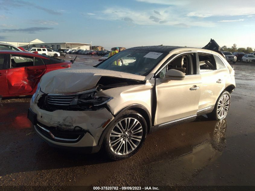 2016 LINCOLN MKX RESERVE - 2LMTJ6LP2GBL58604