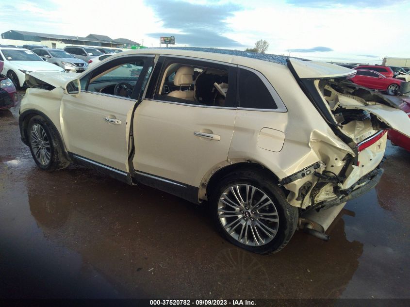 2016 LINCOLN MKX RESERVE - 2LMTJ6LP2GBL58604