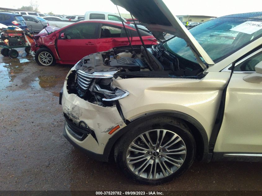 2016 LINCOLN MKX RESERVE - 2LMTJ6LP2GBL58604