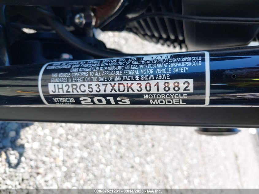 2013 HONDA VT750 C2B JH2RC537XDK301882