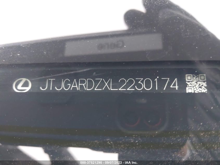 2020 LEXUS NX NX 300 JTJGARDZXL2230174