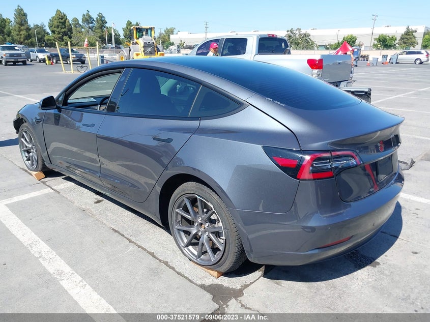 VIN 5YJ3E1EB3MF849092 2021 TESLA MODEL 3 LONG RANGE