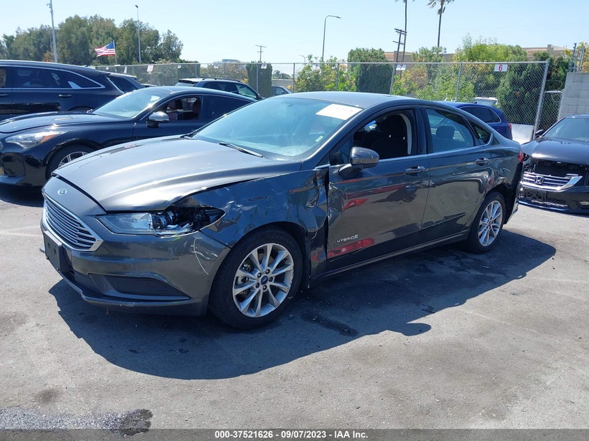 VIN 3FA6P0LU6JR173100 2018 FORD FUSION HYBRID SE