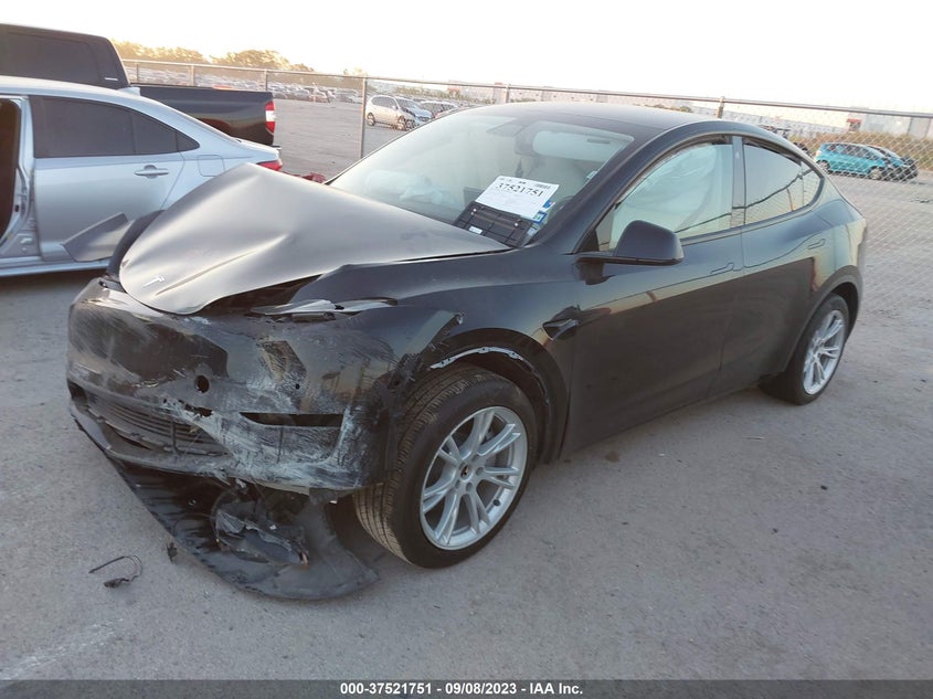VIN 5YJYGDEE1MF100478 2021 TESLA MODEL Y LONG RANGE