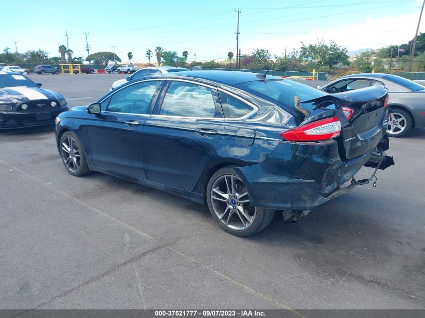 2014 FORD FUSION TITANIUM - 3FA6P0K90ER117141