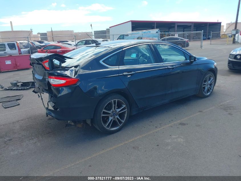 2014 FORD FUSION TITANIUM - 3FA6P0K90ER117141