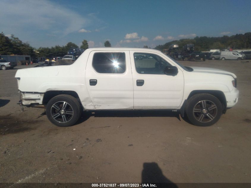 2014 HONDA RIDGELINE SPORT - 5FPYK1F7XEB010459