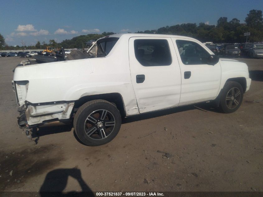 2014 HONDA RIDGELINE SPORT - 5FPYK1F7XEB010459