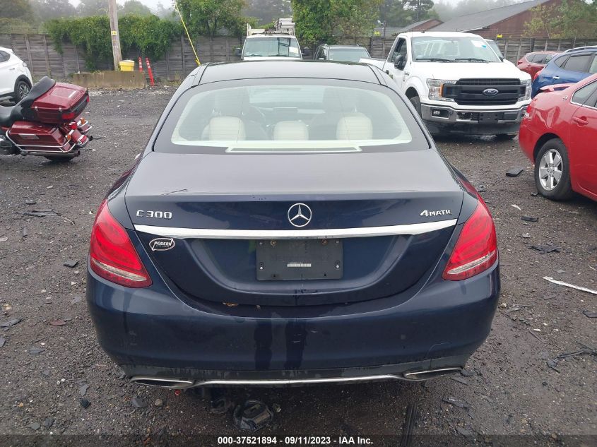 2015 MERCEDES-BENZ C-CLASS C 300 - 55SWF4KBXFU018433